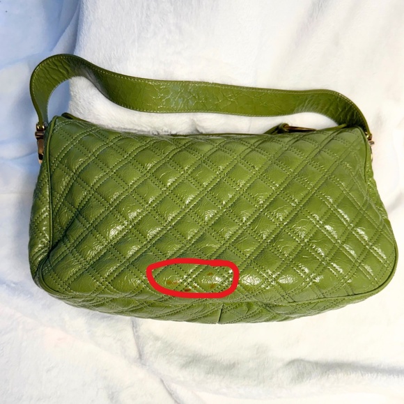 Marc Jacobs Green Patent Leather Ursula Hobo bag - Picture 4 of 13